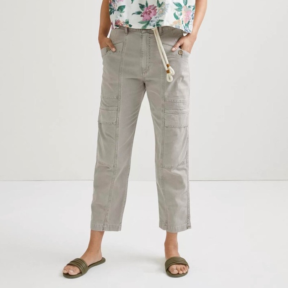 Agolde Denim - AGOLDE Kai Ultra High Rise Utility Jeans in Mushroom Size 26